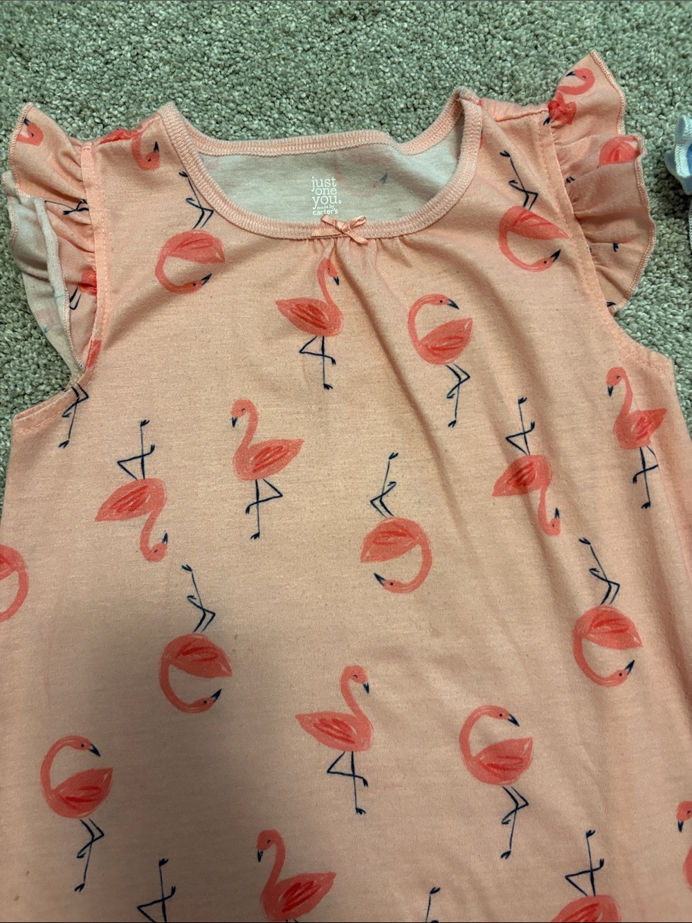 Carter’s Just One You girls Flamingo Pajama bundle 5T - Picture 3 of 3